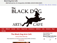 Tablet Screenshot of blackdogsnoqualmie.com